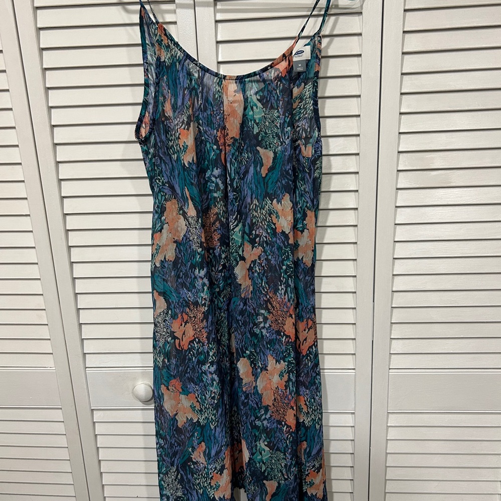 Floral Swim Coverup Dress